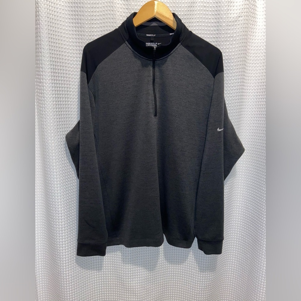 2/40$ Men’s NIKE GOLF DRI-FIT tour performance 1/4 zip sweater size‎ XXL